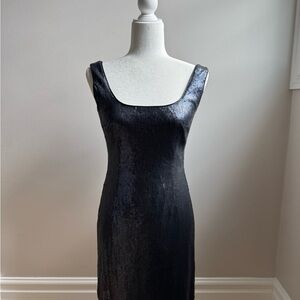 BANANA REPUBLIC NWT Elegant Midnight Blue Sleeveless Dress